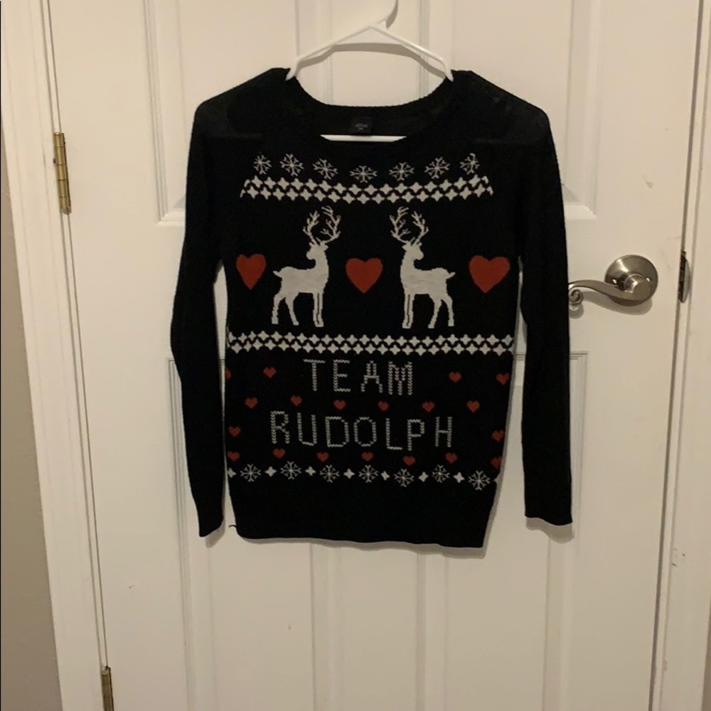 black christmas sweater